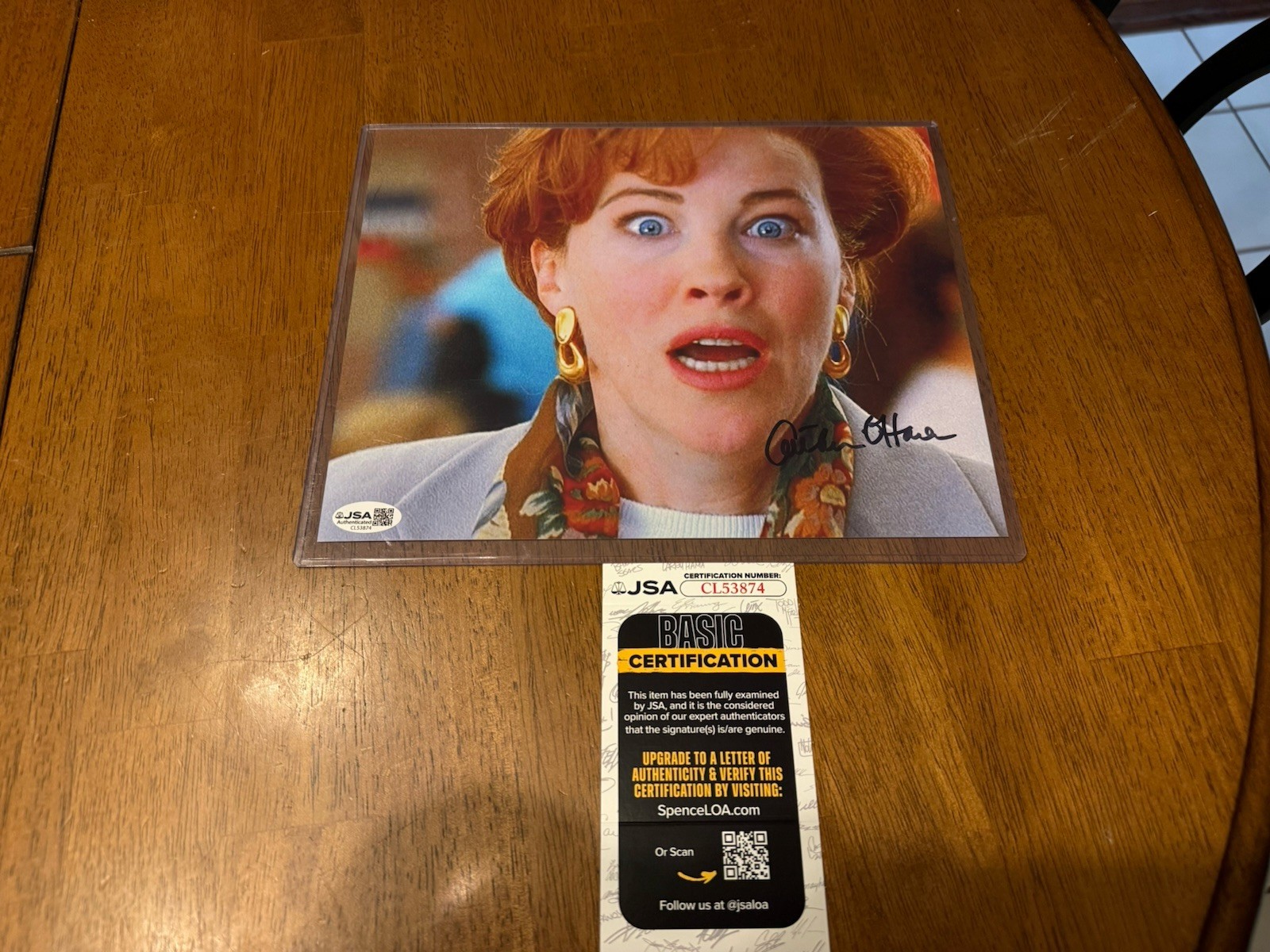 Catherine O’Hara signed Home Alone 8×10 Photo autograph JSA