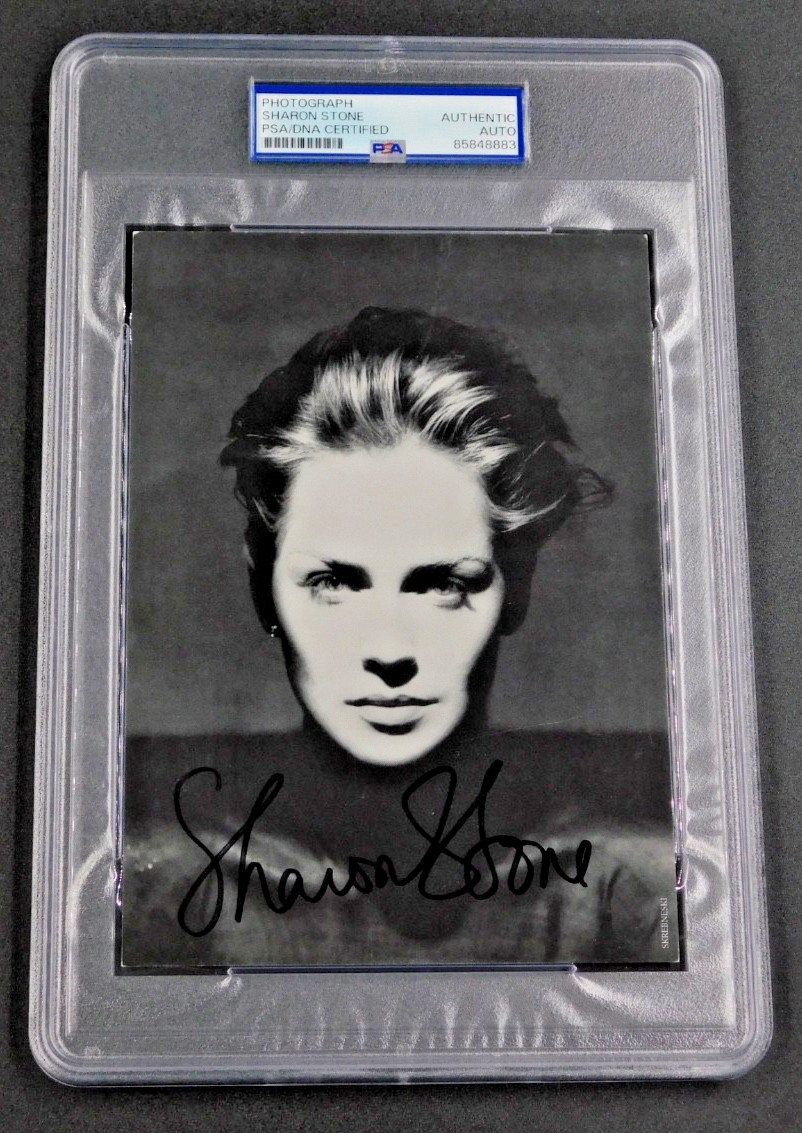 Sharon Stone Signed Autographed 5×7 Photo PSA/DNA Basic Instinct Total Recall B