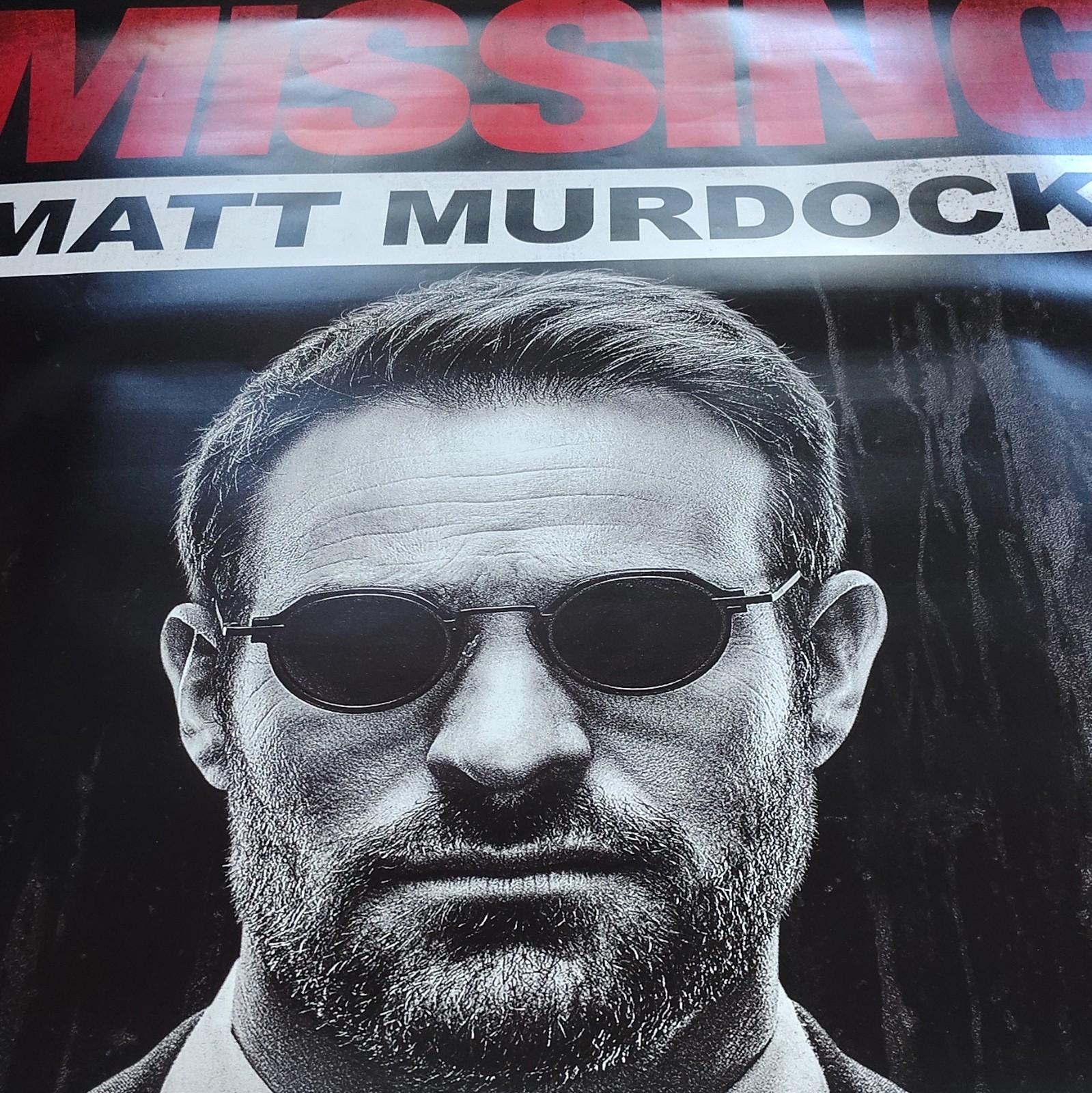 Missing Matt Murdock Daredevil Bus Shelter Posters set of 2 48 x 72 Original
