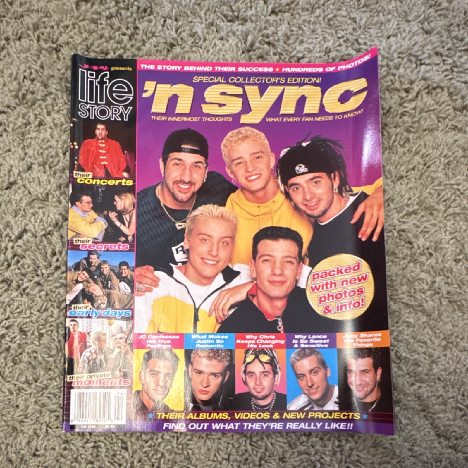 J-14 Life Story Presents *NSYNC Special Collector’s Edition Magazine Fall 1999