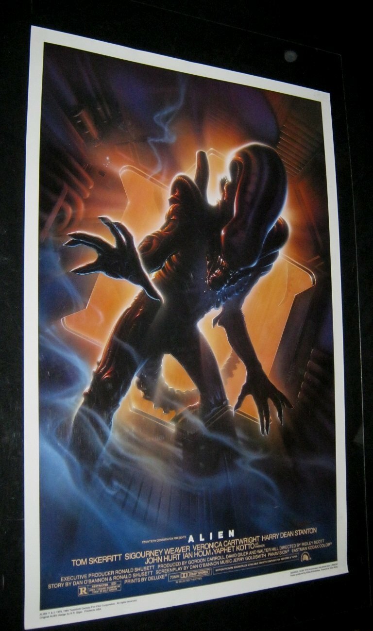 Orig JOHN ALVIN SIGNED Unnumbered Limited Edition Kilian 15th Anniversary ALIEN