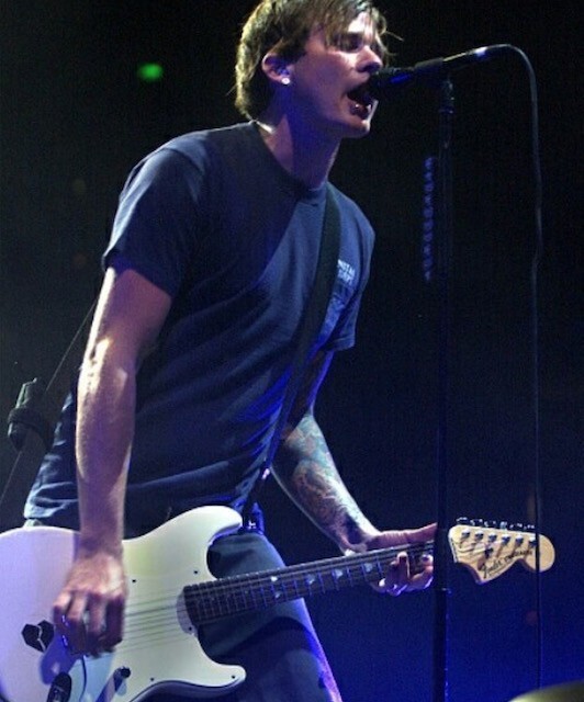 Atticus Broken Heart Sticker Tom Delonge Mark Hoppus Blink 182 Fender Strat