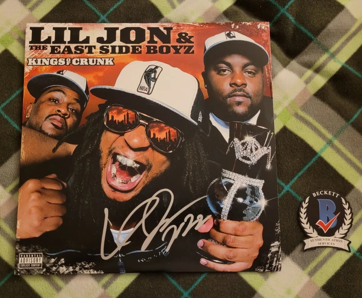 Lil Jon signed autographed Kings of Crunk vinyl LP record Beckett BAS COA
