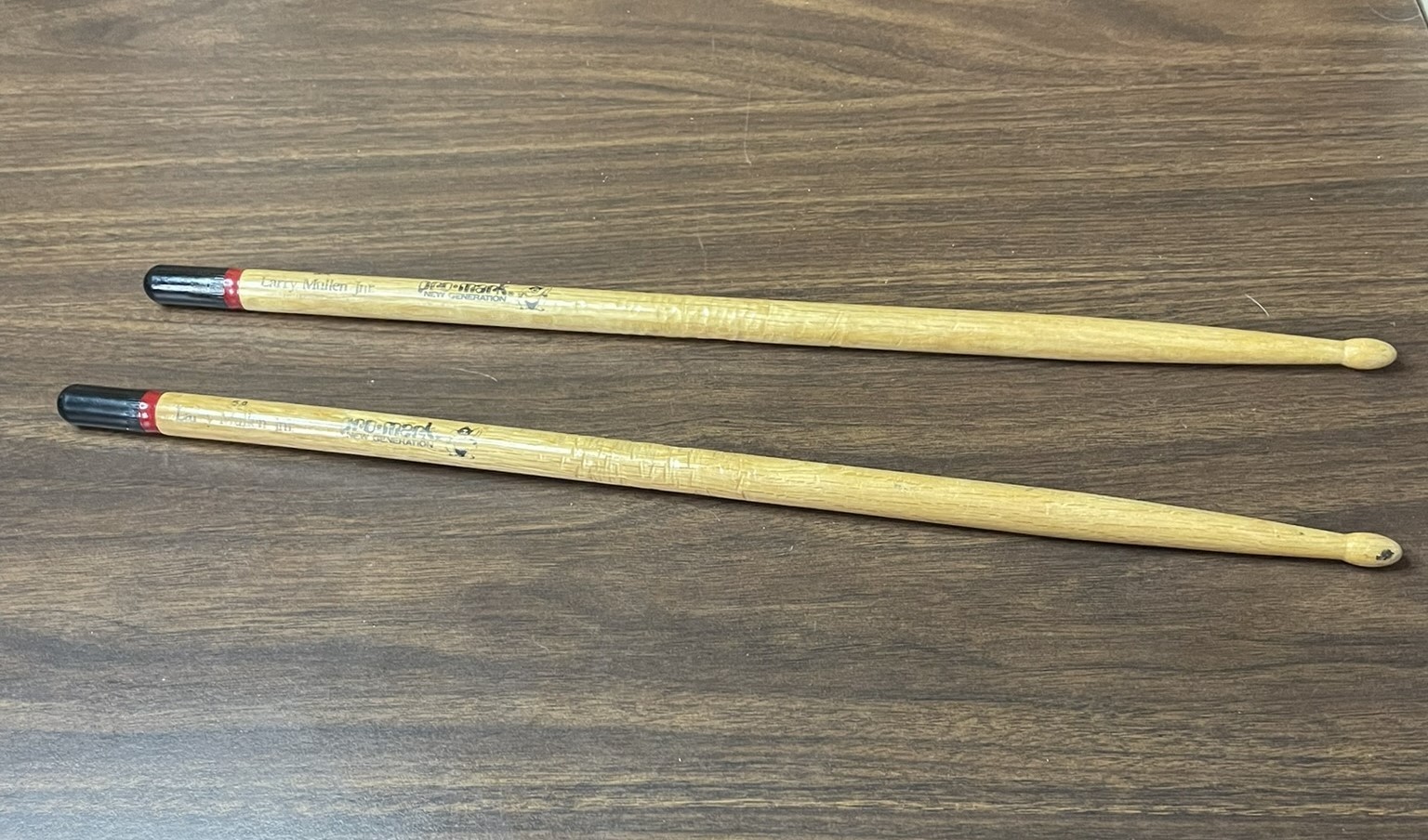 Vintage Larry Mullen Jr. Show Used Pro-Mark 5A Drumsticks – 1992 U2 ZOO TV Tour