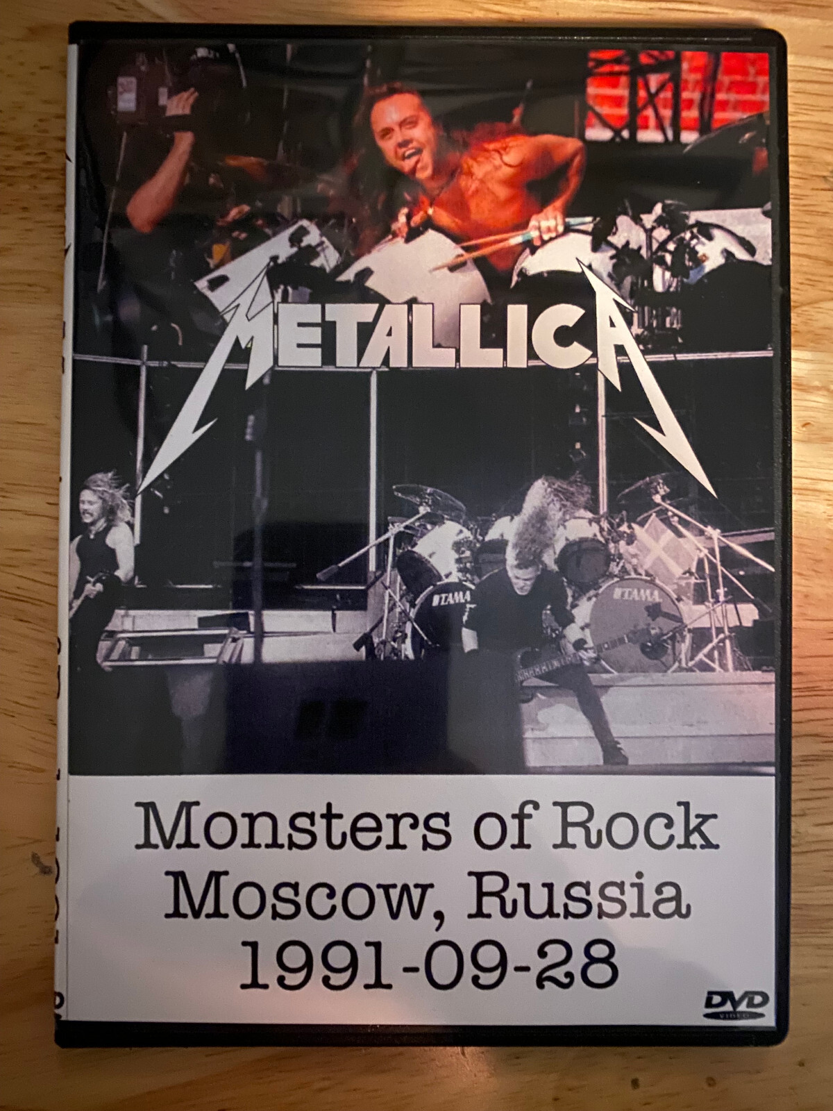 Metallica – Live in Russia 1991 DVD Lars Ulrich James Hetfield Kirk Hammett