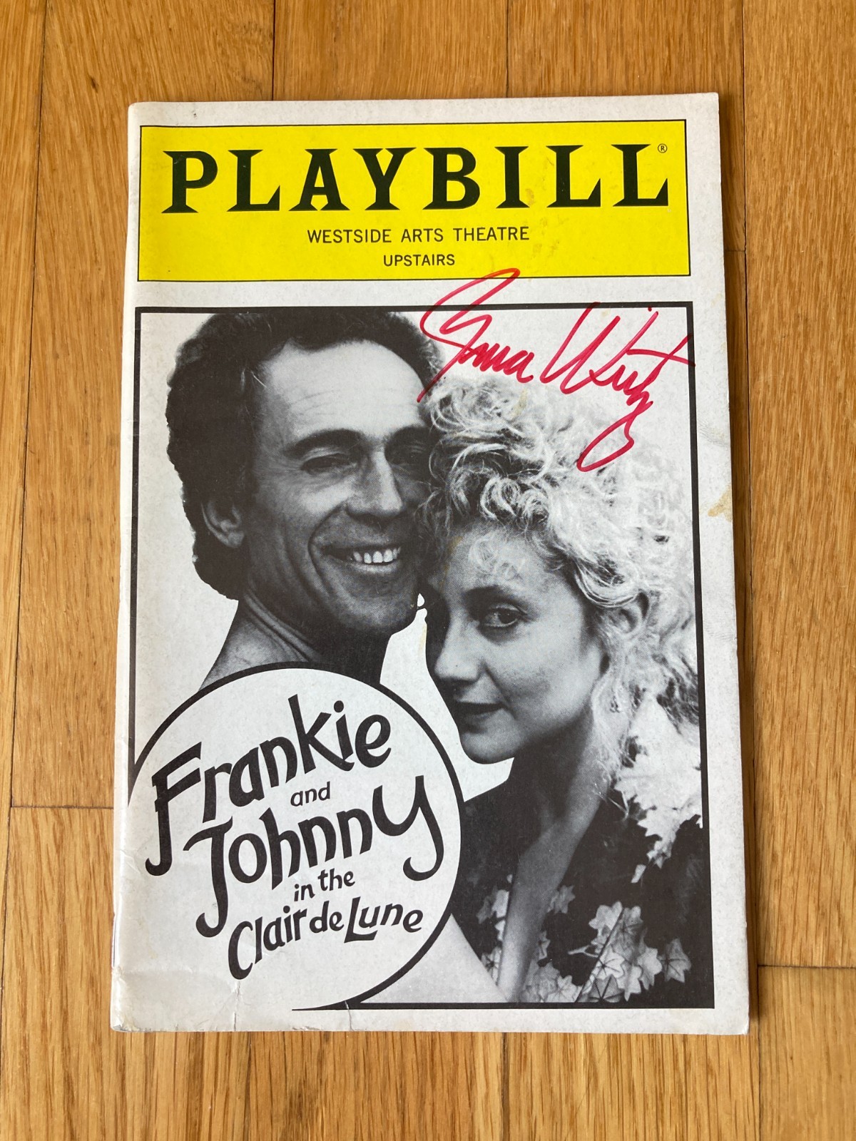 Bruce Weitz Signed Autographed Frankie and Johnny Clair de Lune Playbill JG COA