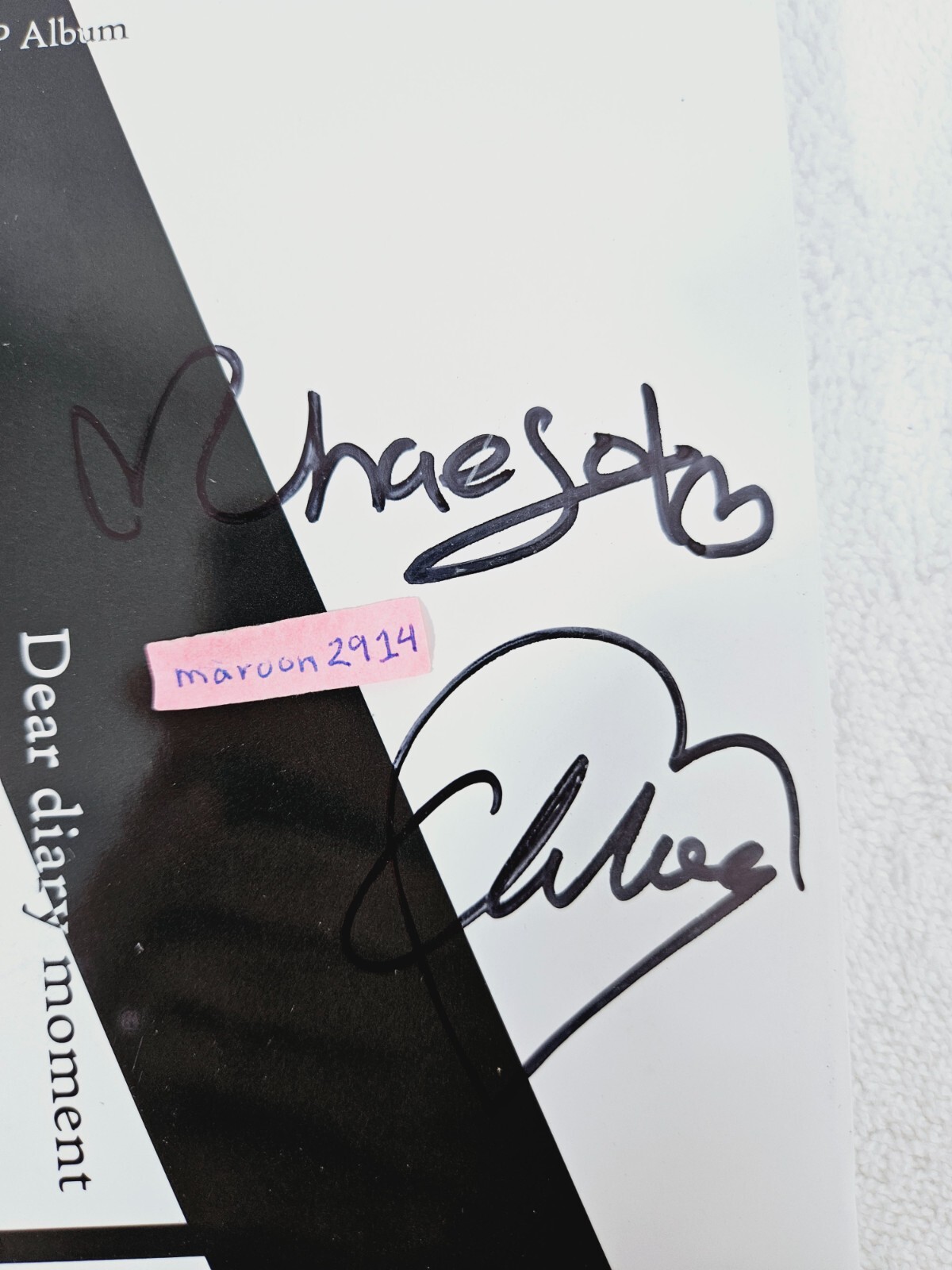 CIGNATURE Dear Diary Moment Signed Promo Album Autographed Kpop [US SELLER]