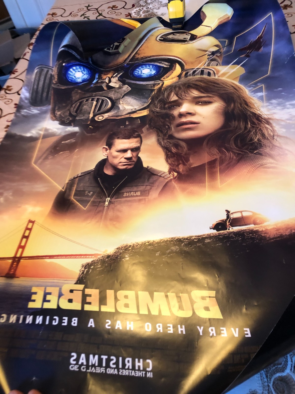 Transformers Bumblebee DS Backlit 27×40 Theater Poster – SIGNED by producer!