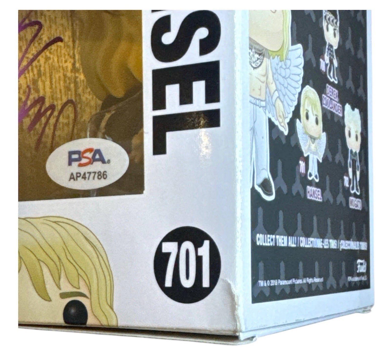 Owen Wilson Autograph Signed Hansel Zoolander Funko Pop with PSA COA