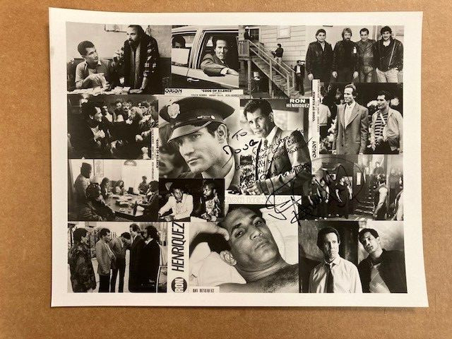 Ron Henriquez Actor Nicely Inscibed & Signed 8×10 Photo with COA