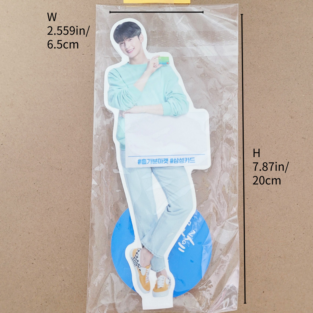 Cha Eunwoo Samsung Card Promotion Official Mini Stand Korea Limited Edition Rare