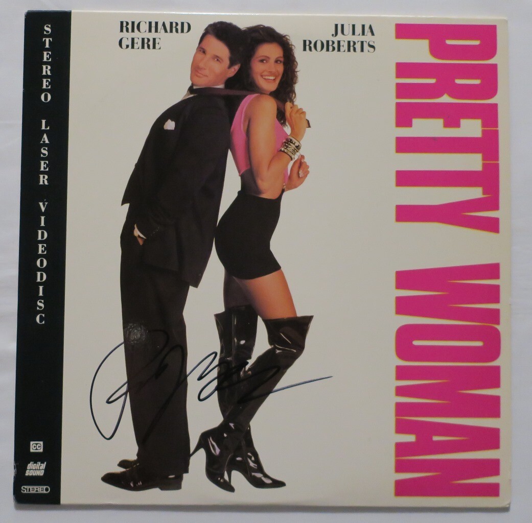 Richard Gere Signed Pretty Woman Autographed Laser Disc Cover JSA #CA19604