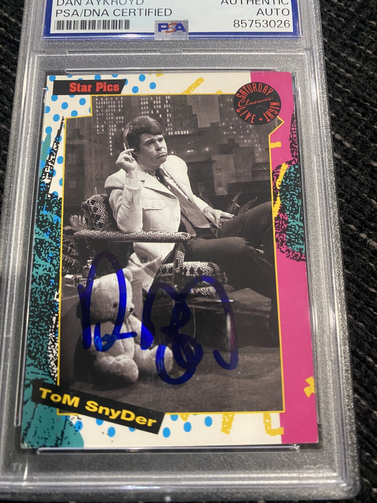 Dan Aykroyd Autographed Signed 1992 Star Pics Trading Card #105 PSA/DNA