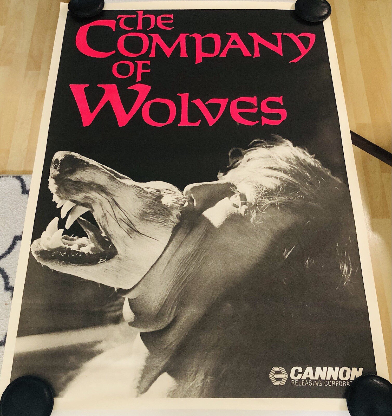 THE COMPANY OF WOLVES Original 27×41 Movie Poster VERY RARE Vintage Horror