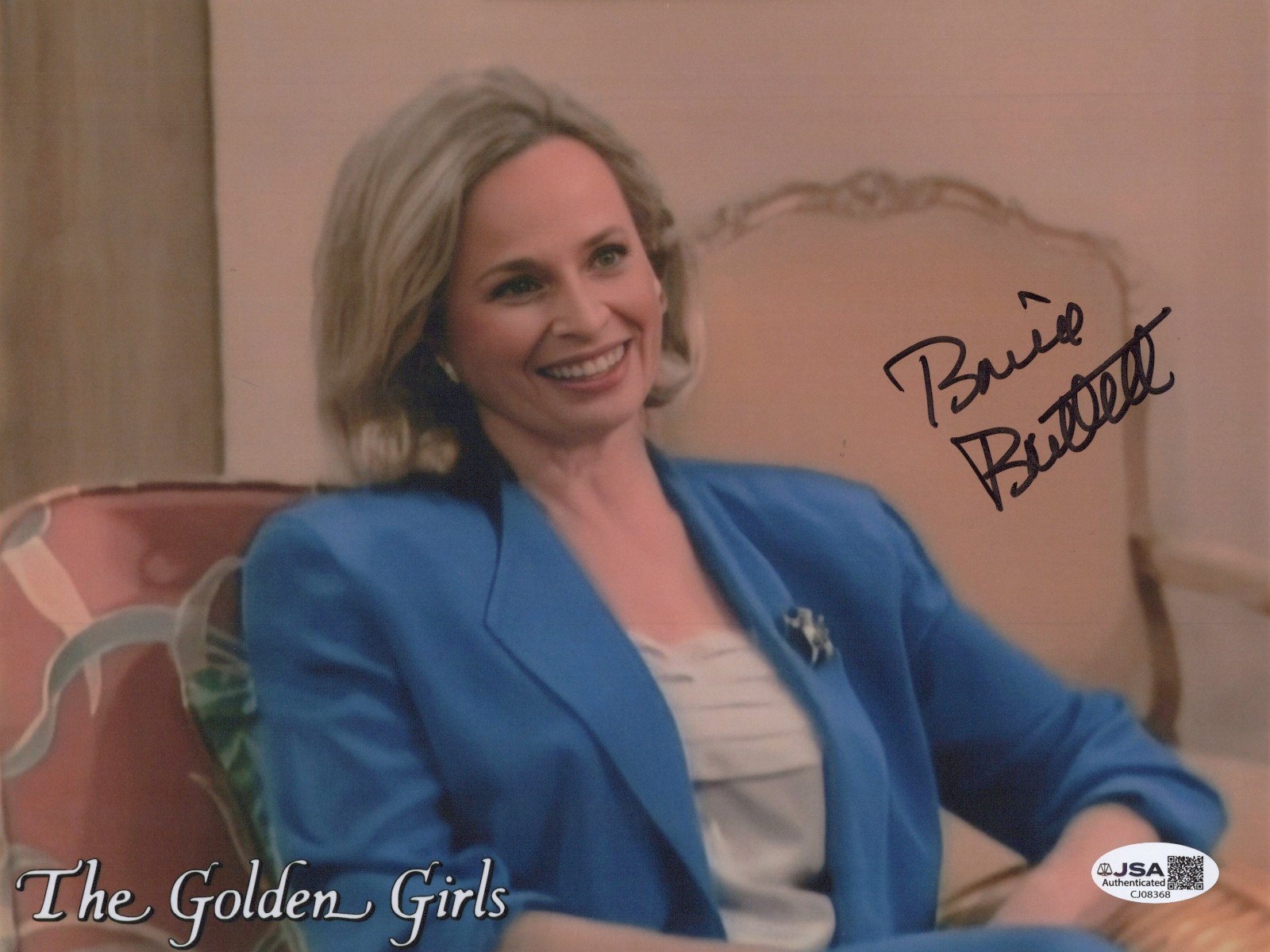 BONNIE BARTLETT Signed THE GOLDEN GIRLS 8×10 Photo BARBARA Autograph JSA COA