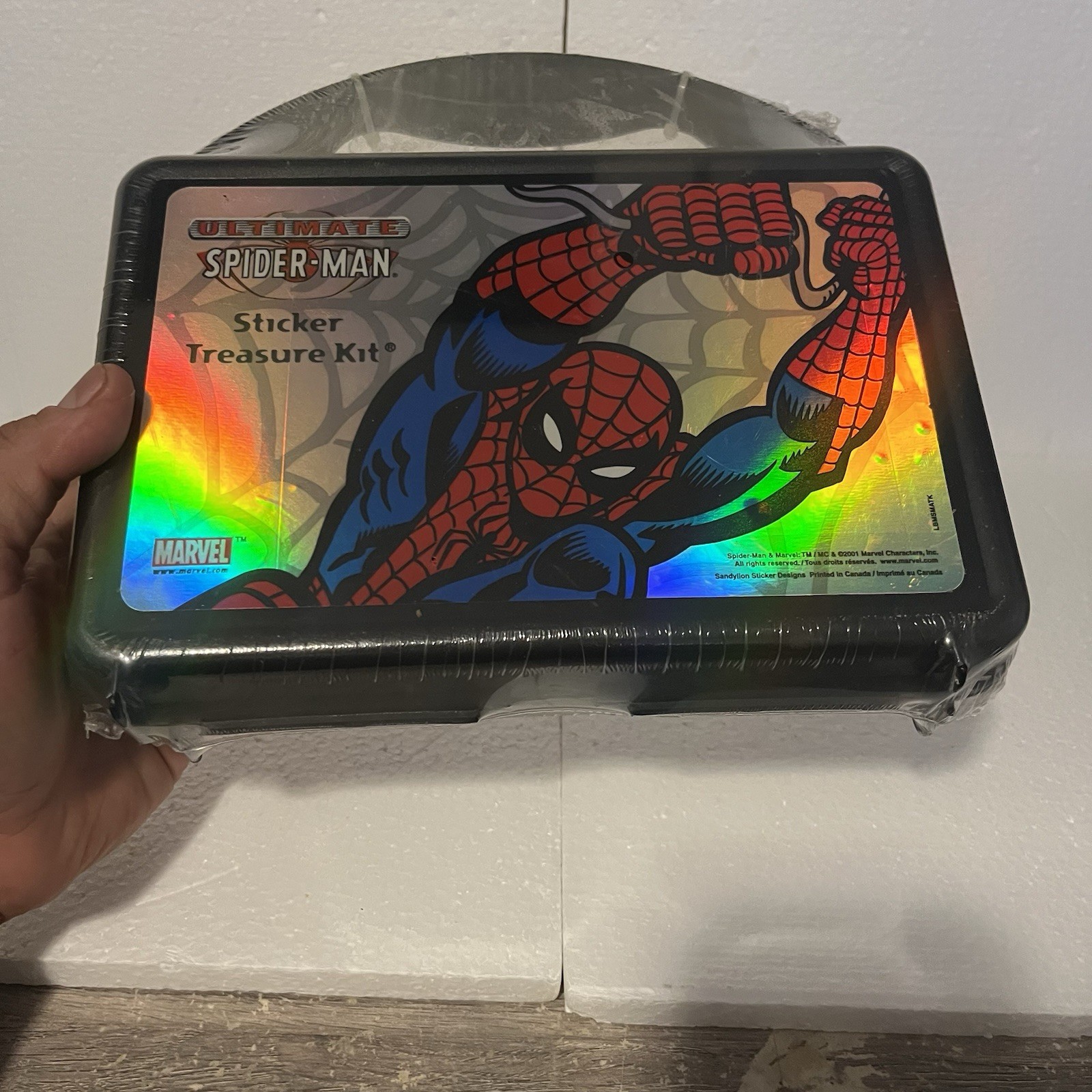 2001 Ultimate Spider-Man Sticker Treasure Kit by Sandy Lion SEALED NEW Vintage