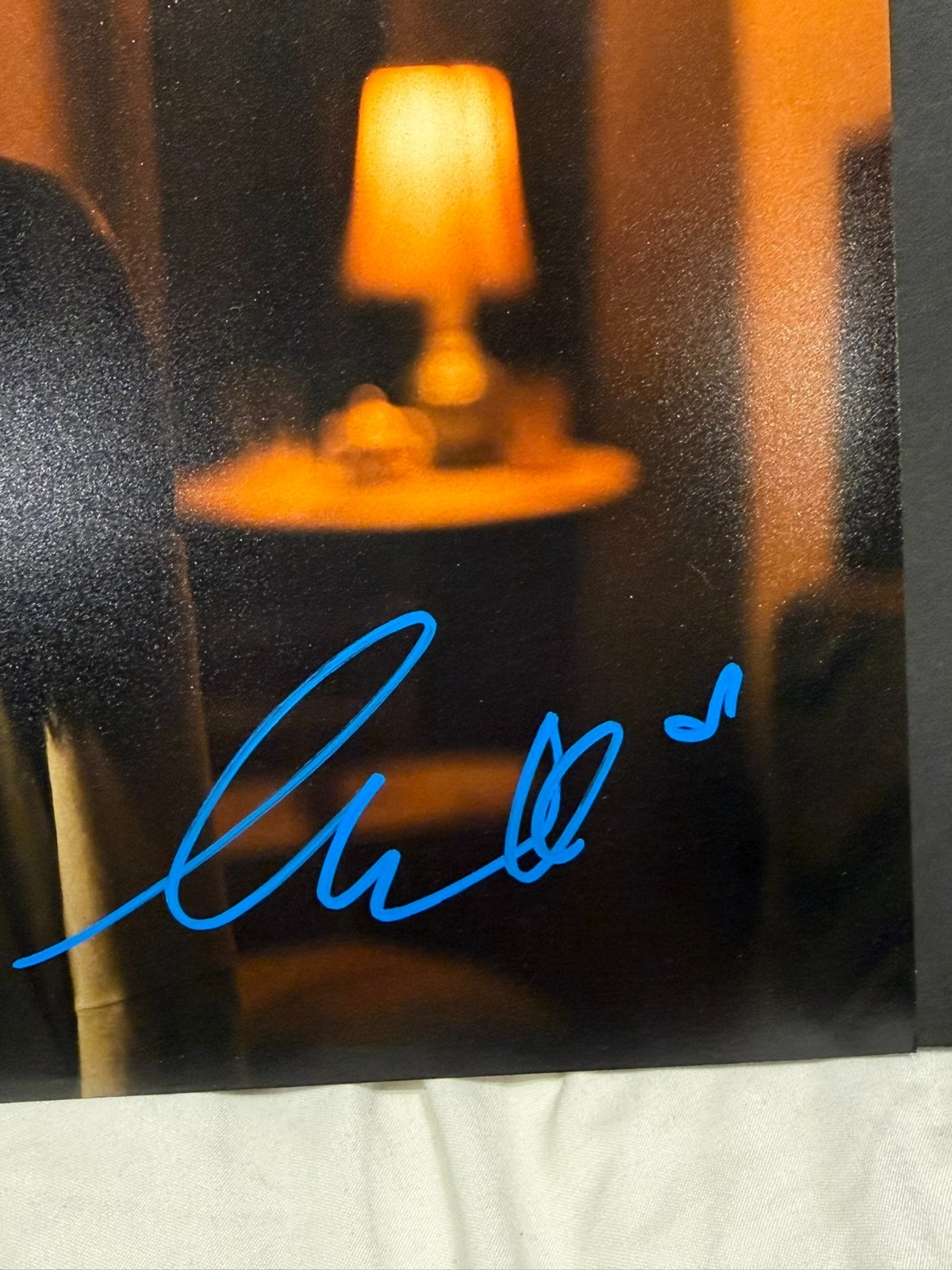 INDE NAVARETTE SIGNED 11X14 OBSESSION PHOTO AUTO BECKETT BAS COA WITH LOVE QUOTE