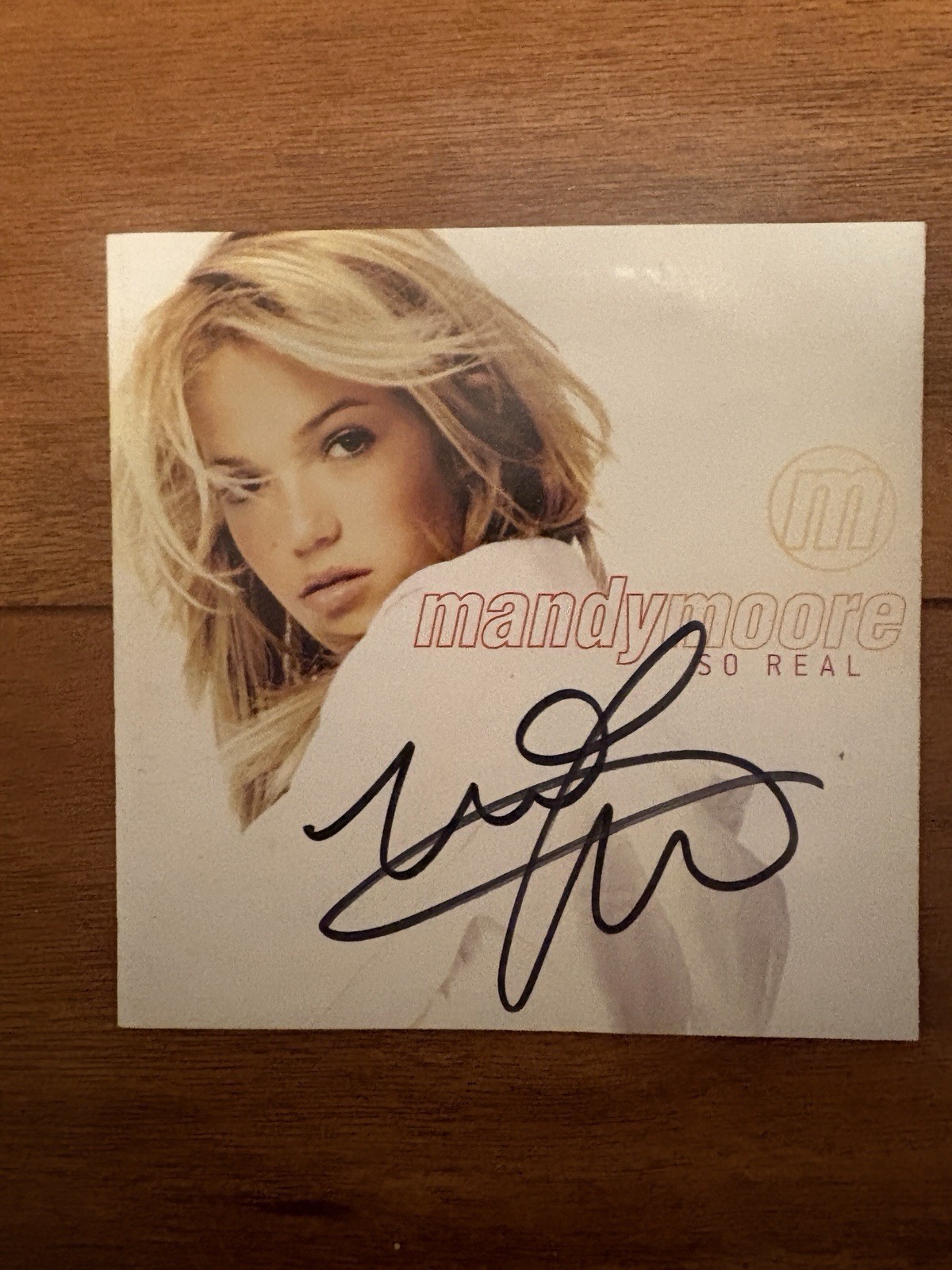 Mandy Moore Signed CD Liner Notes Lot