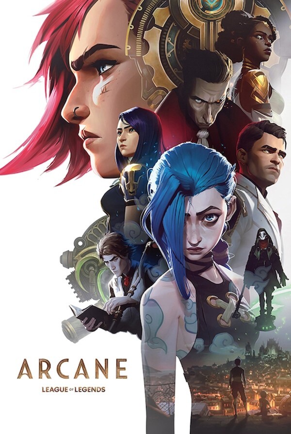 2021 NETFLIX SERIES ARCANE LEAGUE OF LEGENDS POSTER NEW 24×36 FREE SHIPPING