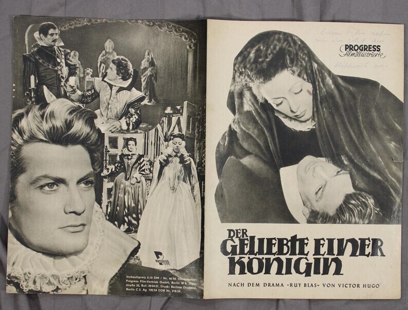 Playbills, Programs, & 1 clipping from 1940’s and 1950’s. English and German