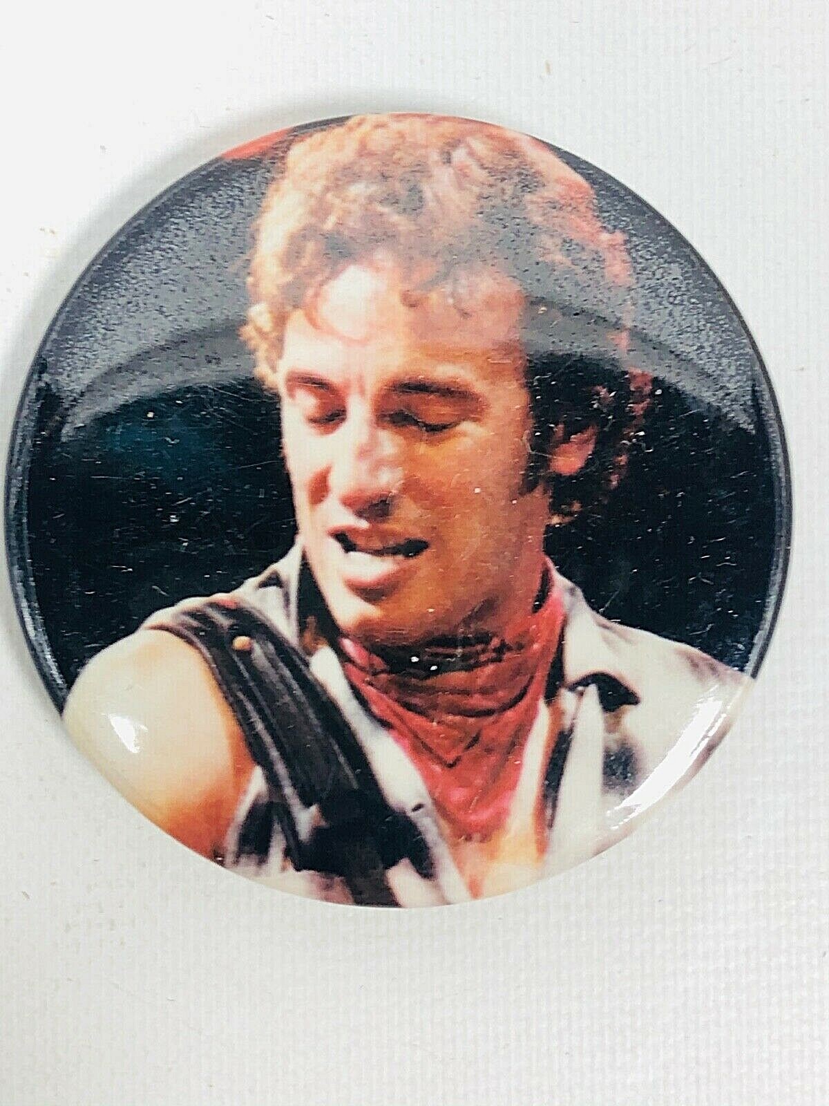 Bruce Springsteen Concert Pin Button The Boss E Street Band Big Man Born to Run