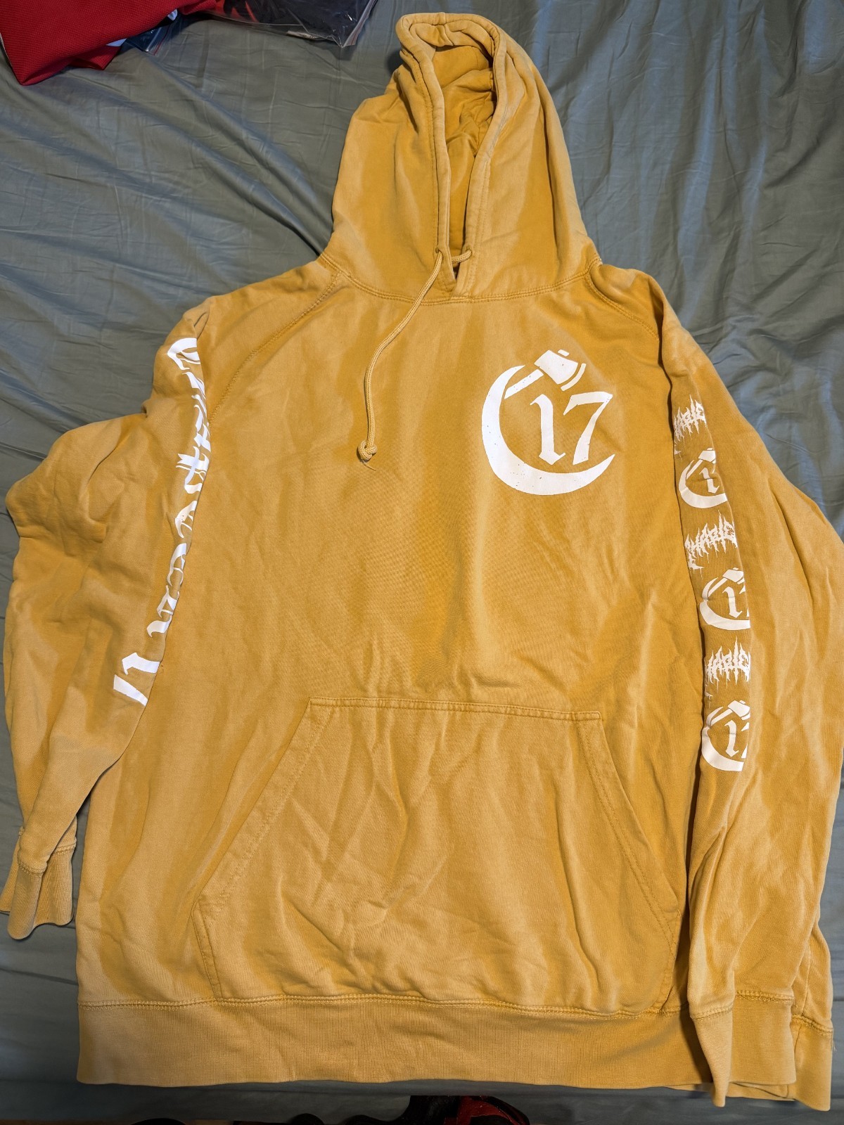 Rare Sold out OUIJA MACC chapter 17 c17 mustard color hoodie icp juggalo psy