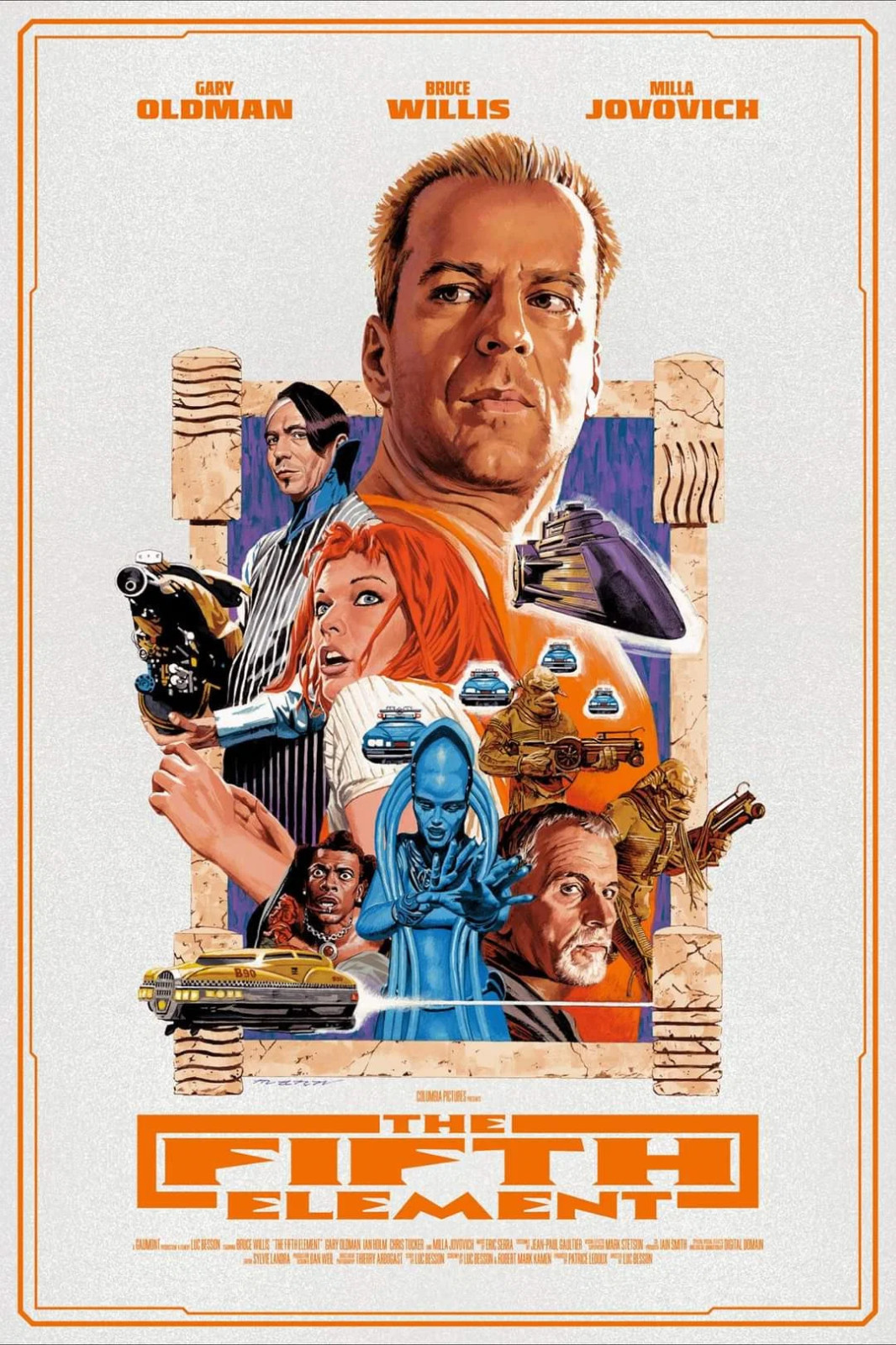 The Fifth Element Movie Poster Wall Art Print 11×17 or 13×19 Style#C