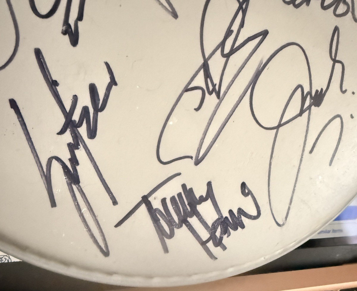 JASON HOOK TOMMY HENRIKSON ULI JON ROTH ERIC WILSON MORE Signed Drumhead worldwi