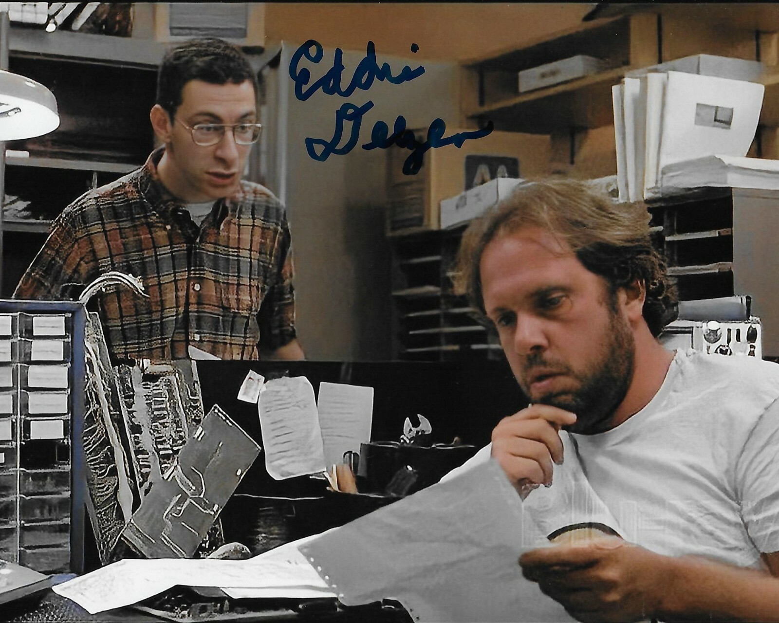 Eddie Deezen War Games Original Autographed 8X10 Photo #2 signed @HollywoodShow