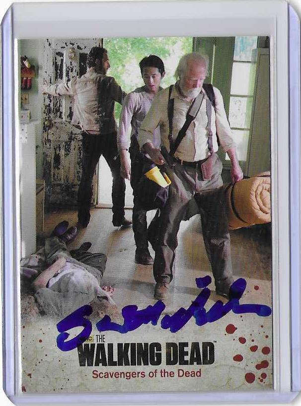 Scott Wilson Signed 2014 Cryptozoic The Walking Dead Season 3 “Hershel” JSA