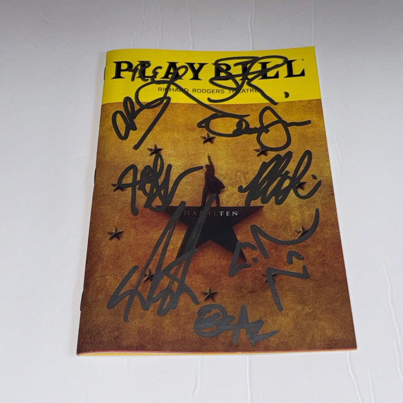 Hamilton 10th Year Signed Playbill – Lin-Manuel Miranda/Original Cast Members 3