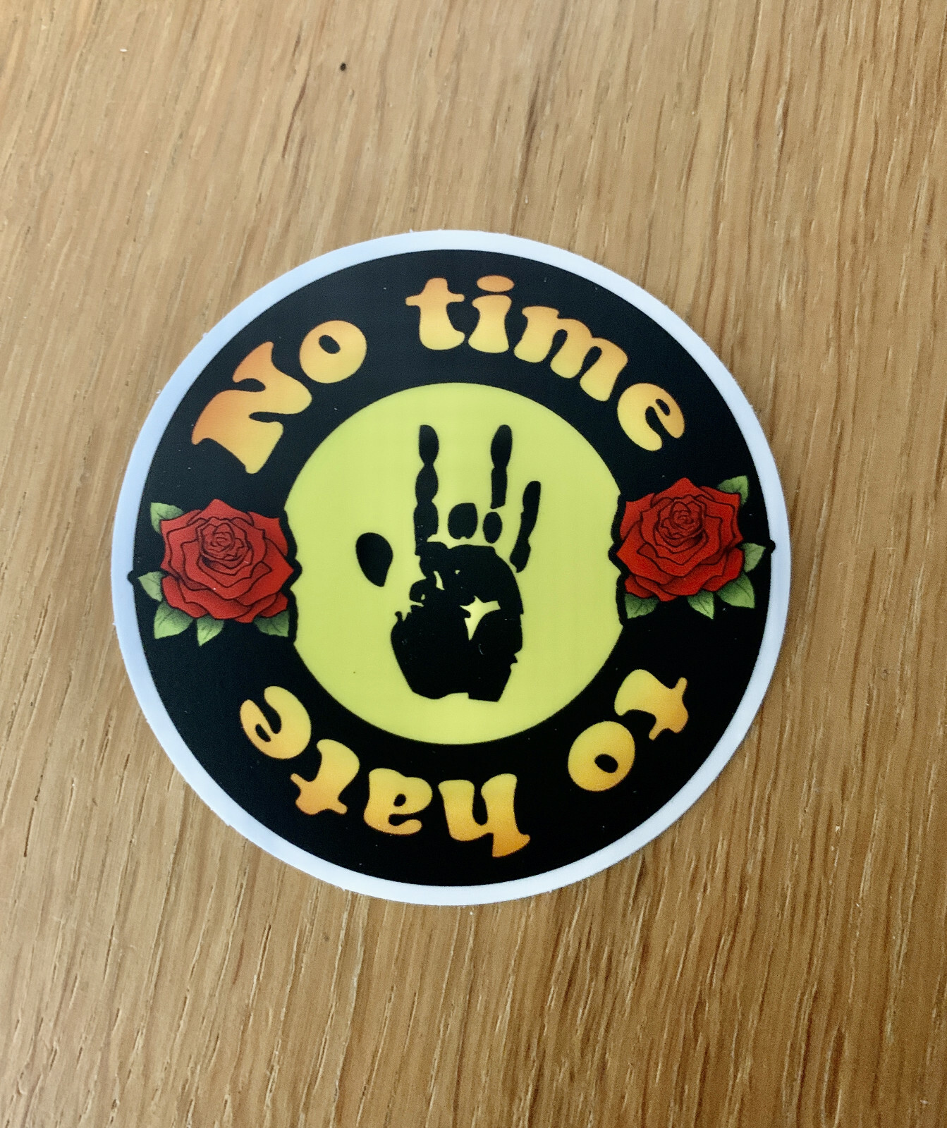 Grateful Dead No Time to Hate Premium Deadhead Sticker 4 in Jerry Garcia