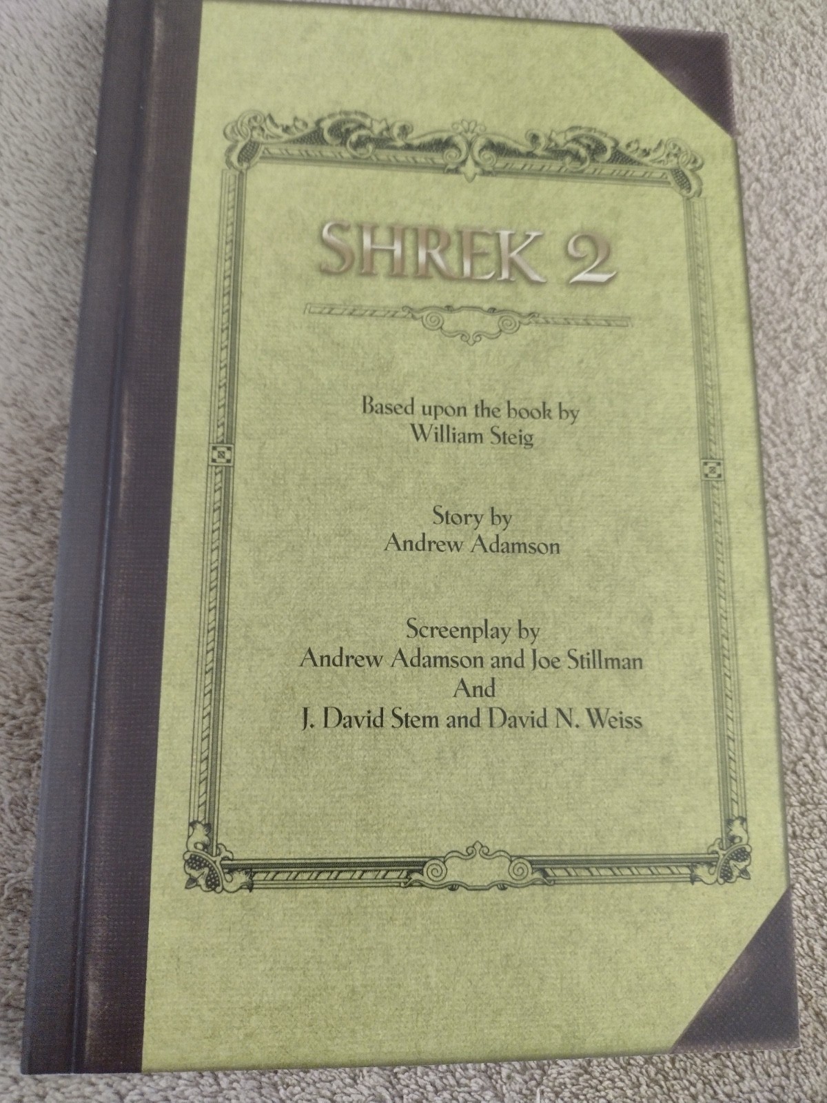 Shrek 2 by Andrew Adamson (screenplay) (For Your Consideration)