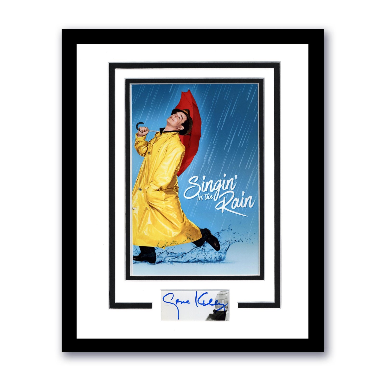 Gene Kelly “Singin’ in the Rain” AUTOGRAPH Signed Framed 11×14 Display ACOA