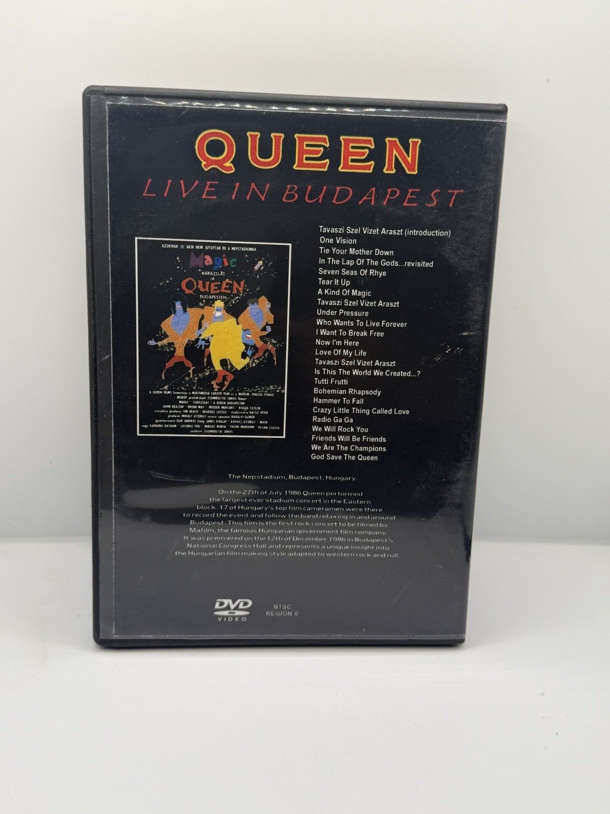 QUEEN / MORE LIVE MAGIC DVD Preowned