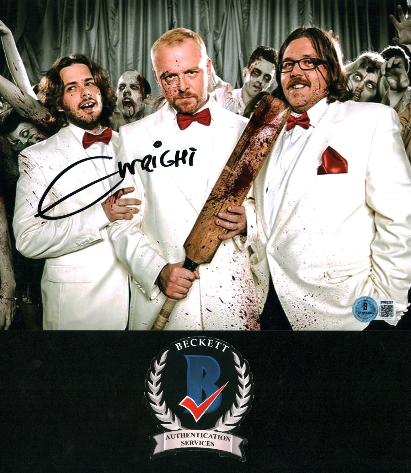 Edgar Wright Signed Autographed Shaun Of The Dead 8×10 Photo BAS COA