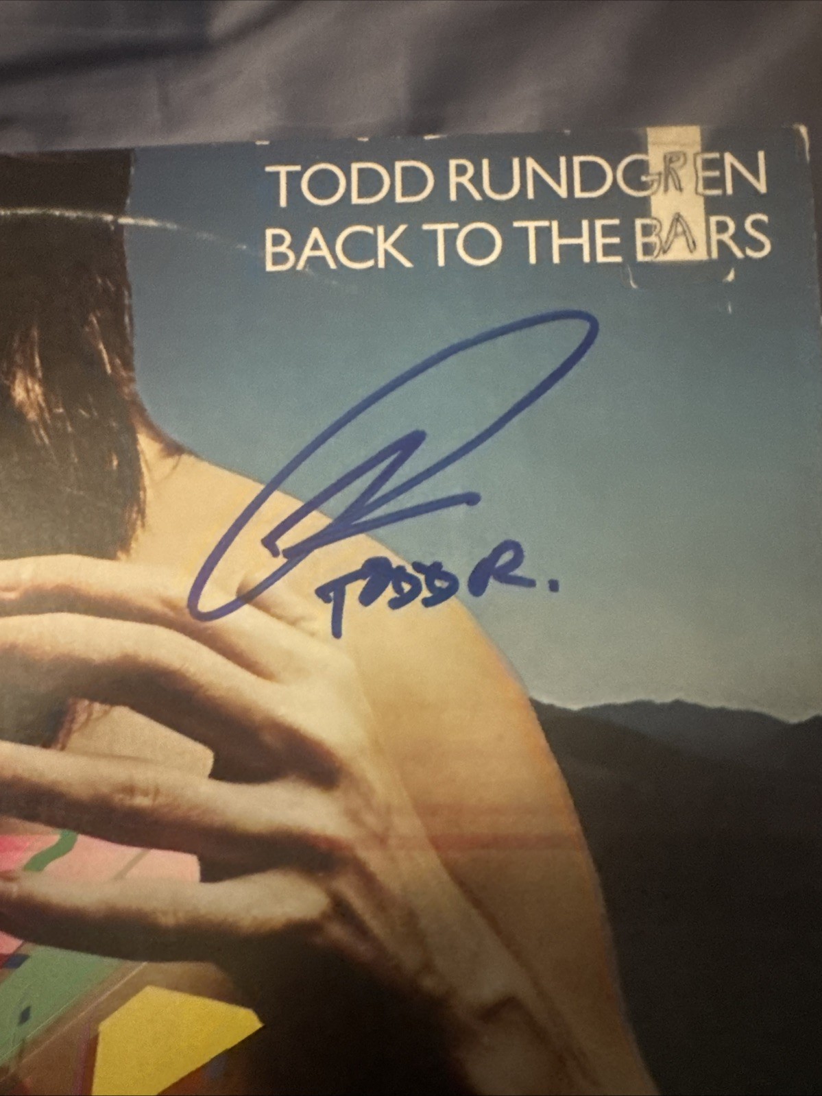Todd Rundgren Utopia SIGNED AUTOGRAPHED Back To The Bars Vinyl Record LP Album