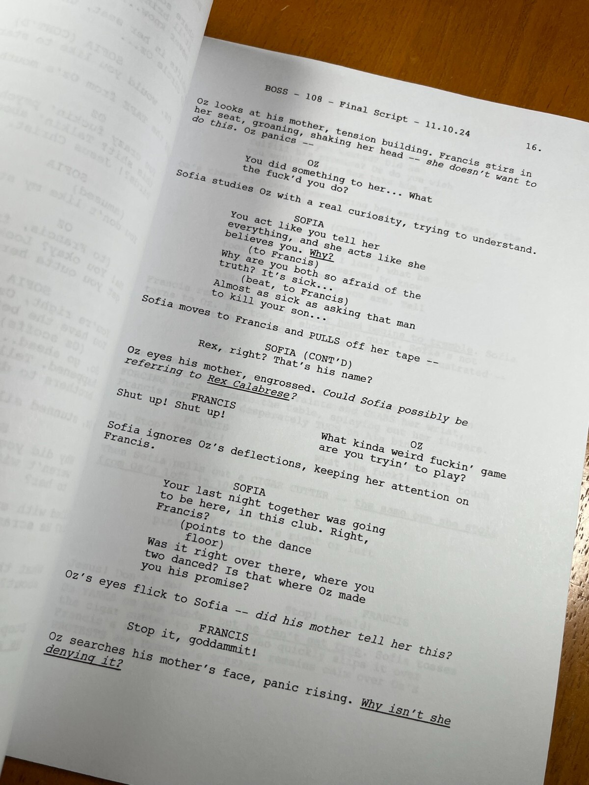 The Penguin Script Signed- Autograph Reprints- Season 2 Finale- Batman