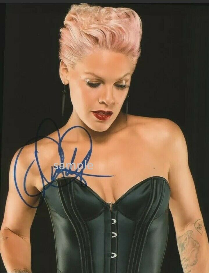 PINK #1 REPRINT 8X10 PHOTO SIGNED AUTOGRAPHED MAN CAVE PICTURE CHRISTMAS GIFT