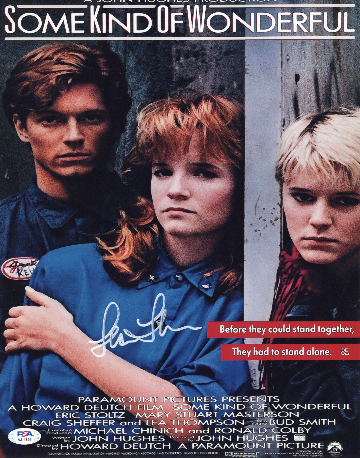 Lea Thompson autographed signed 11×14 photo Some Kind Of Wonderful PSA COA