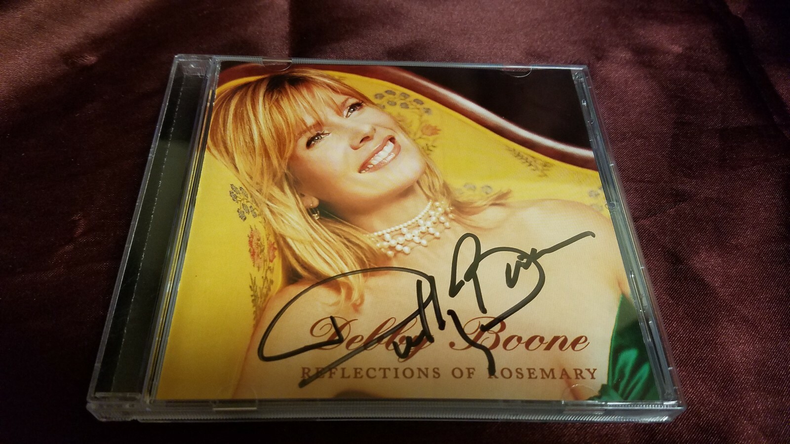 Debby Boone Reflections of Rosemary Autographed CD Excellent! Ships fast!