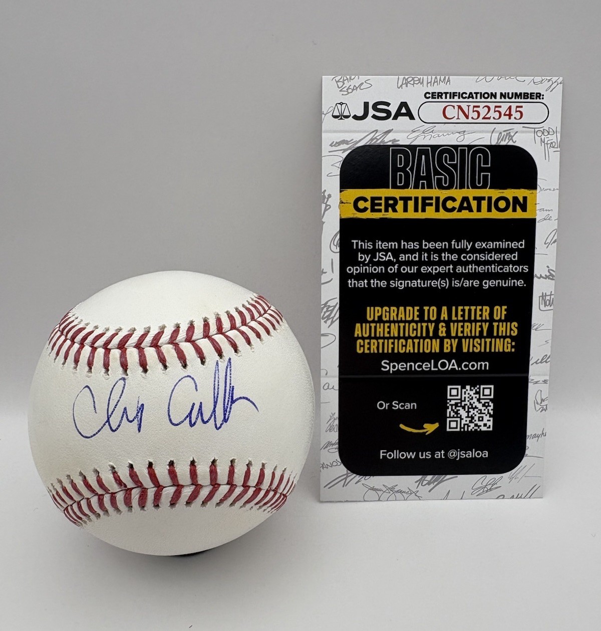 Chris Carrabba Signed Official Major League Baseball Dashboard Confessional JSA!