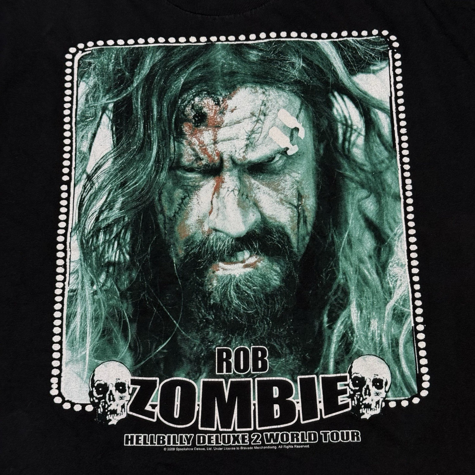 Y2K Rob Zombie “Hellbilly Deluxe 2” Double Sided Tour Shirt Size L