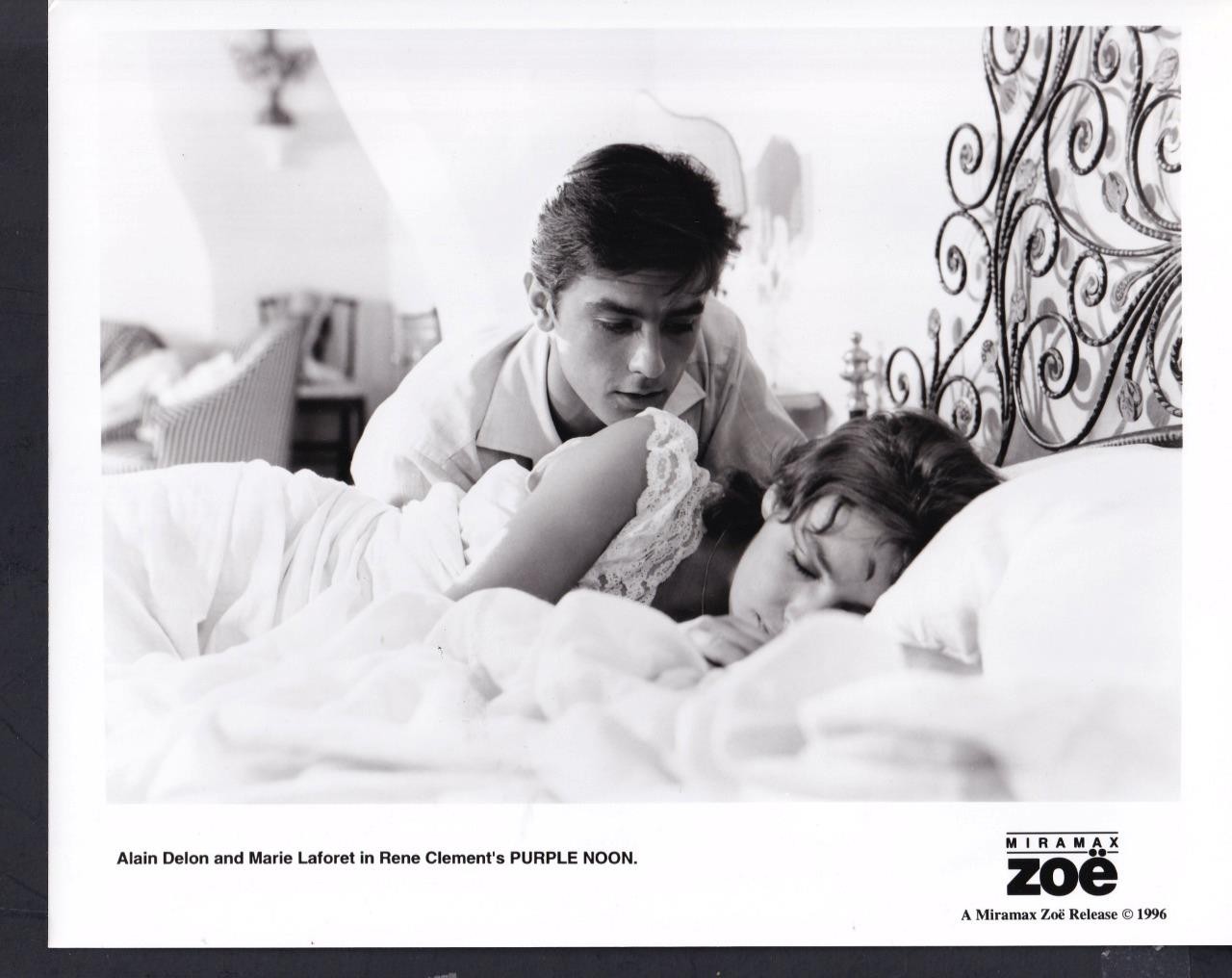 Marie Laforêt Alain Delon PURPLE NOON R1996 Plein soleil original photo 53220