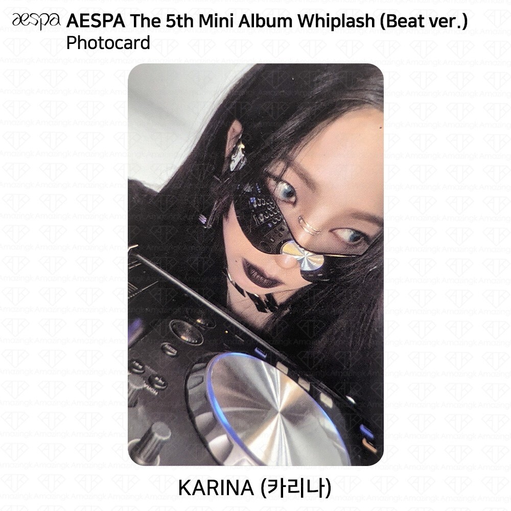 Aespa 5th Mini Album Whiplash Official Photocard Beat Speed Smini Limited ver