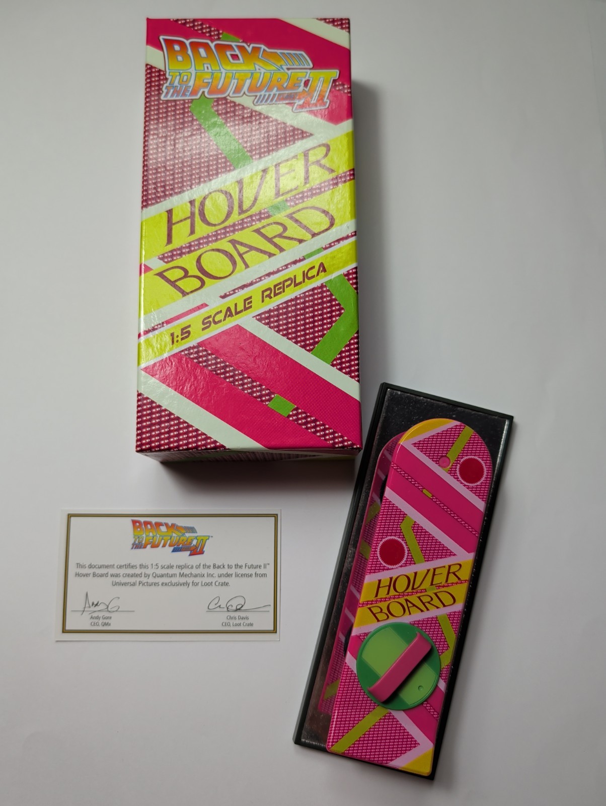 Back to the Future 2 II 1:5 Scale Hover Board Replica Loot Crate Exclusive Box