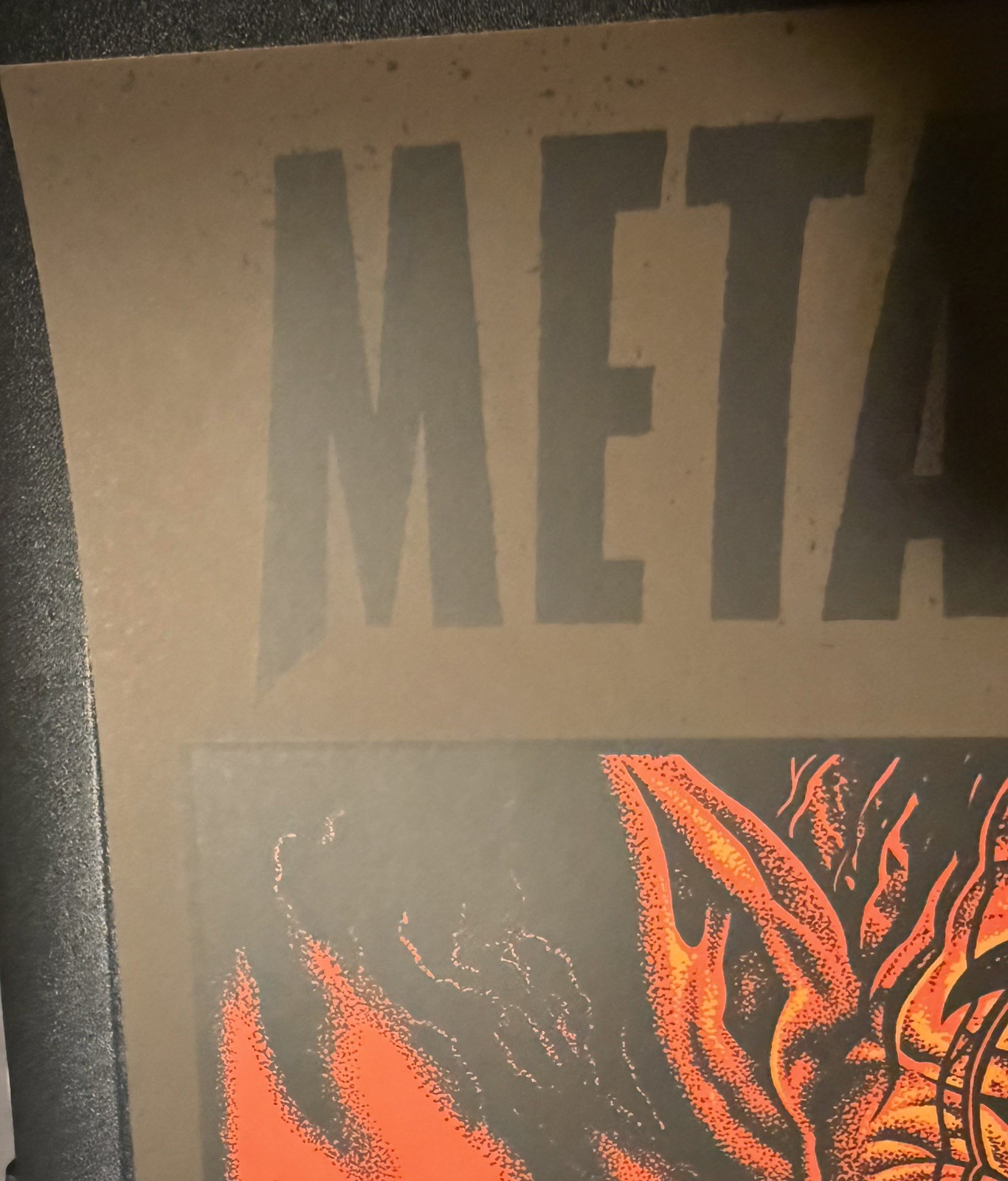 Metallica DEVIL’S DANCE FOIL poster! XX/110! Official screen print!