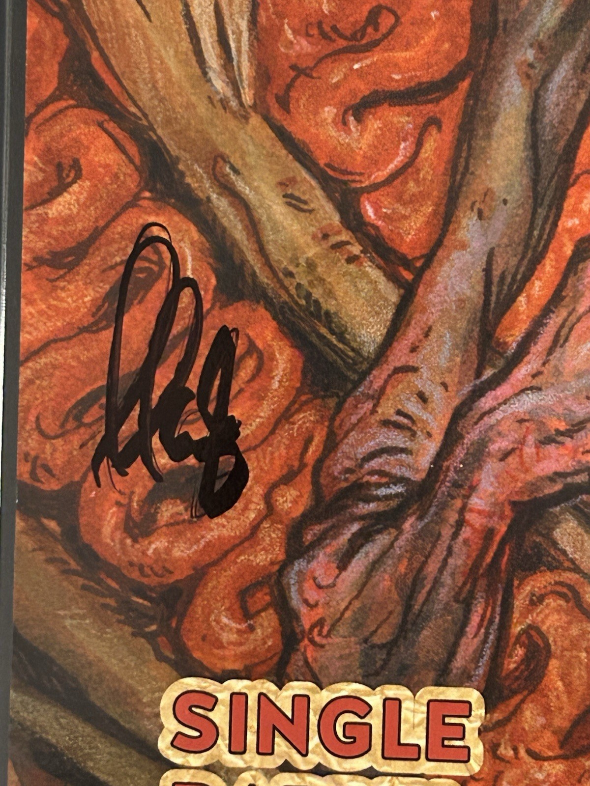 Cannibal Corpse Signed 18X24 Golden Blood Whiskey Poster Vince Locke Art Metal
