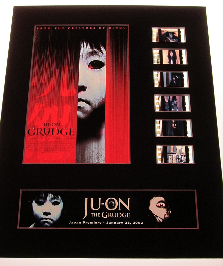 JU-ON The Grudge Japanese Version 35mm Movie Film Cell Display 8×10 Horror RARE