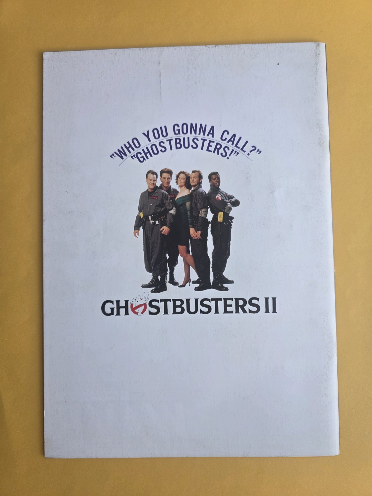 Ghostbusters II (1989) Movie Program Ivan Reitman Bill Murray Sigourney Weaver